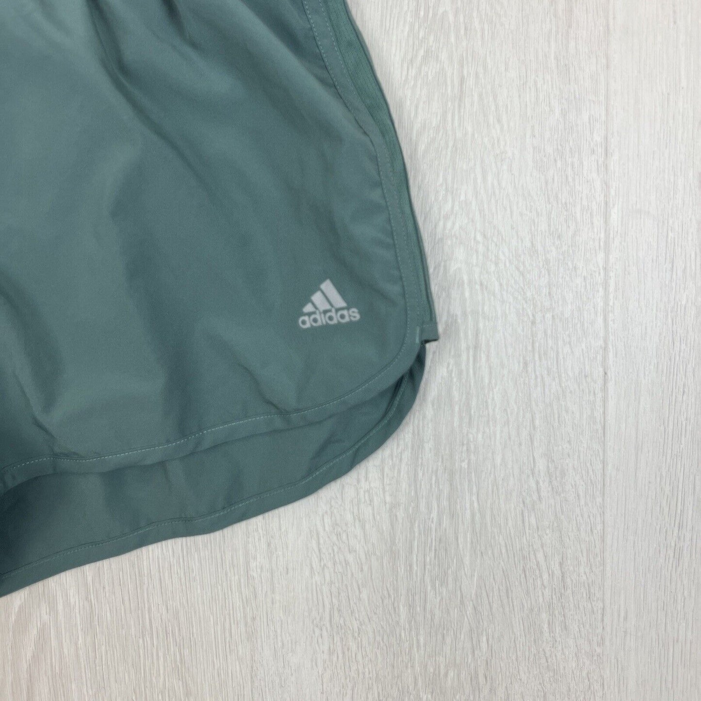 adidas Mens Green 3-Inch Activewear Shorts Size Large