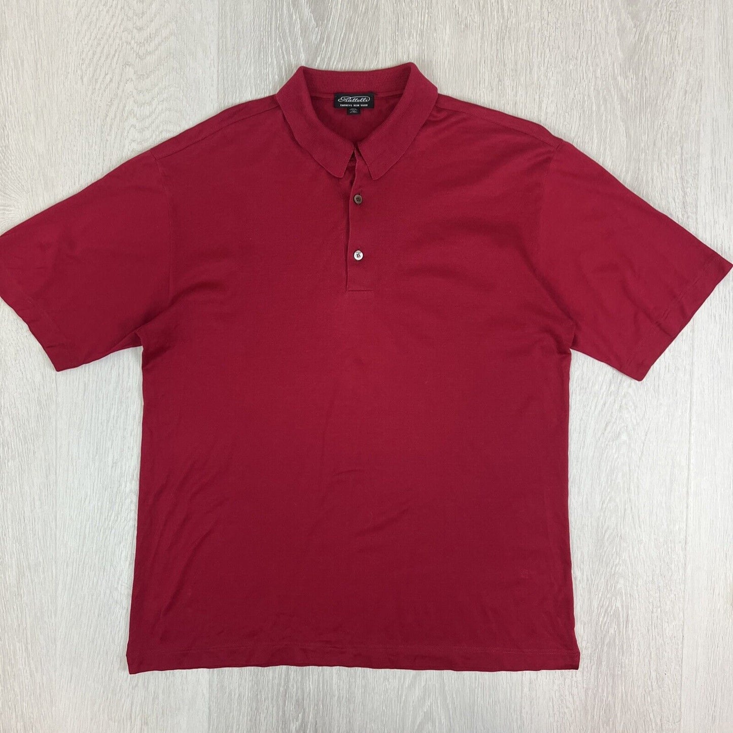 Piatelli Barneys New York Mens Red Polo Shirt Size Medium