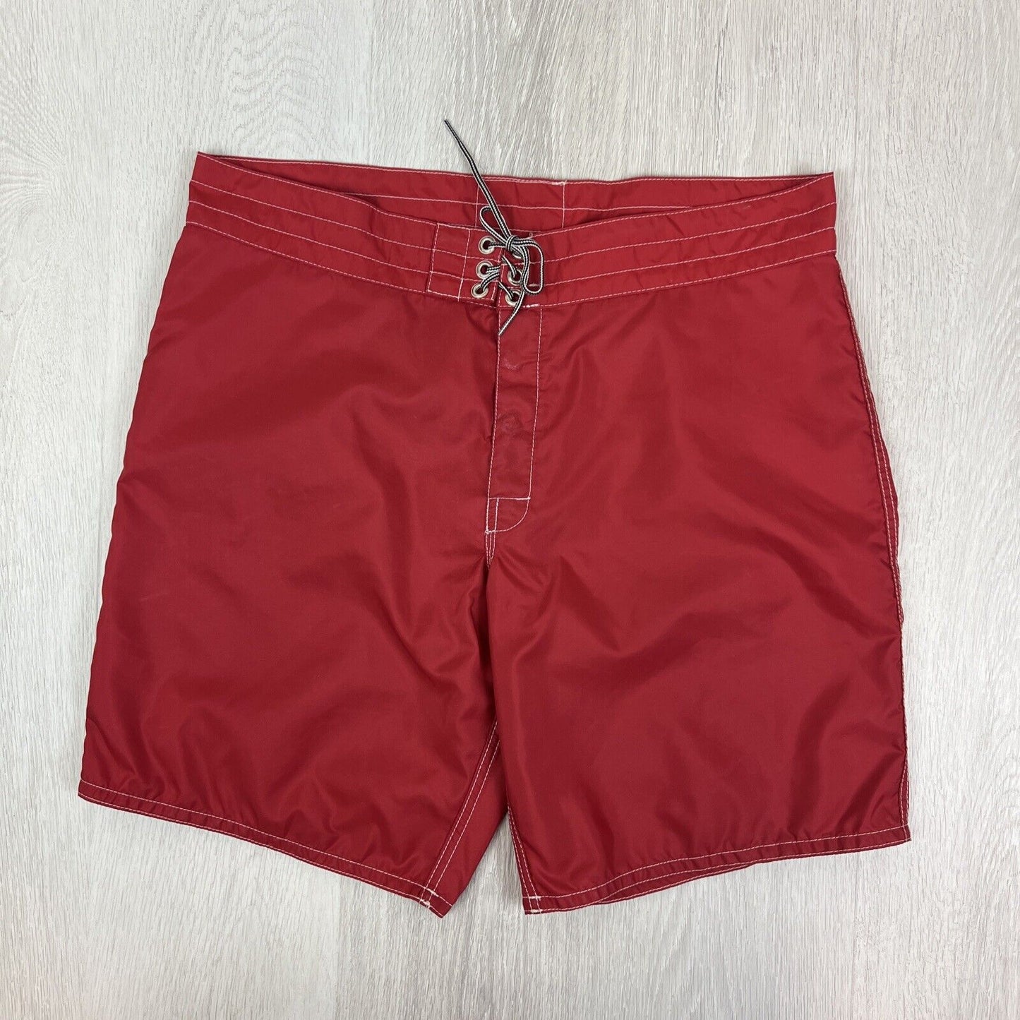 Birdwell Beach Britches Mens Red Swim Shorts Boardies Swimmers Size 38