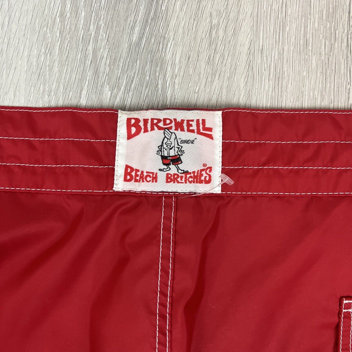 Birdwell Beach Britches Mens Red Swim Shorts Boardies Swimmers Size 38