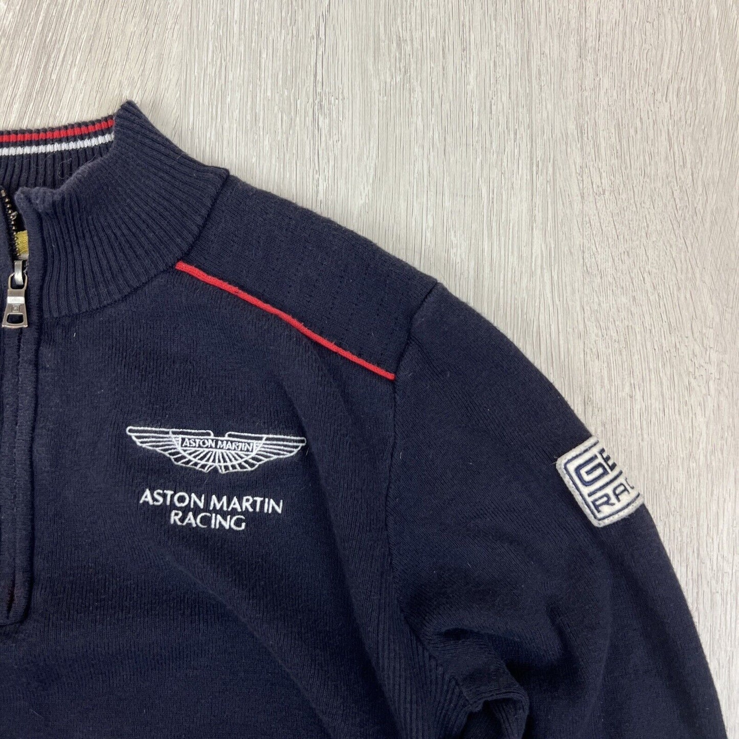 Hacket Boys Endurance Racing Aston Martin Knitted Jumper Sweater Size 13-14 Year