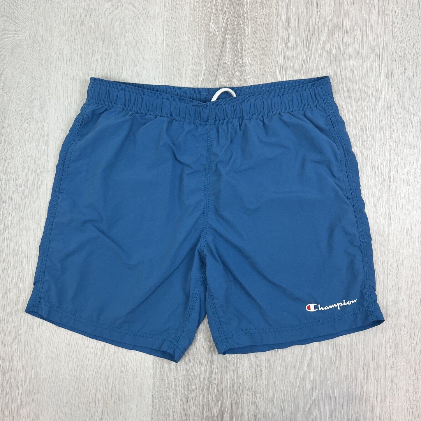 Champion Mens Blue Swim Shorts Boardies Swimmers Size Medium