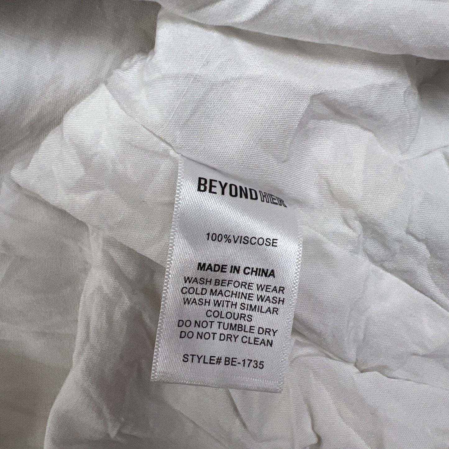 Beyond Her Womens White Floral Pattern Midi Dress Size 10