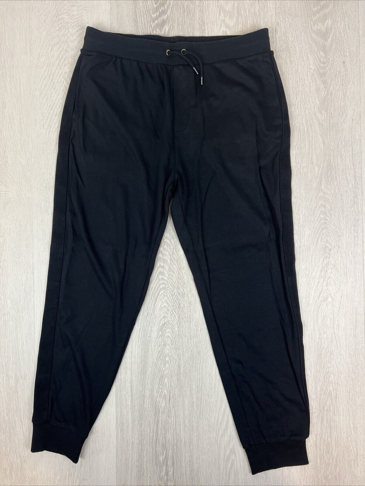 Hugo Boss Mens Black Tappered Jogger Trackies Pants Size XL