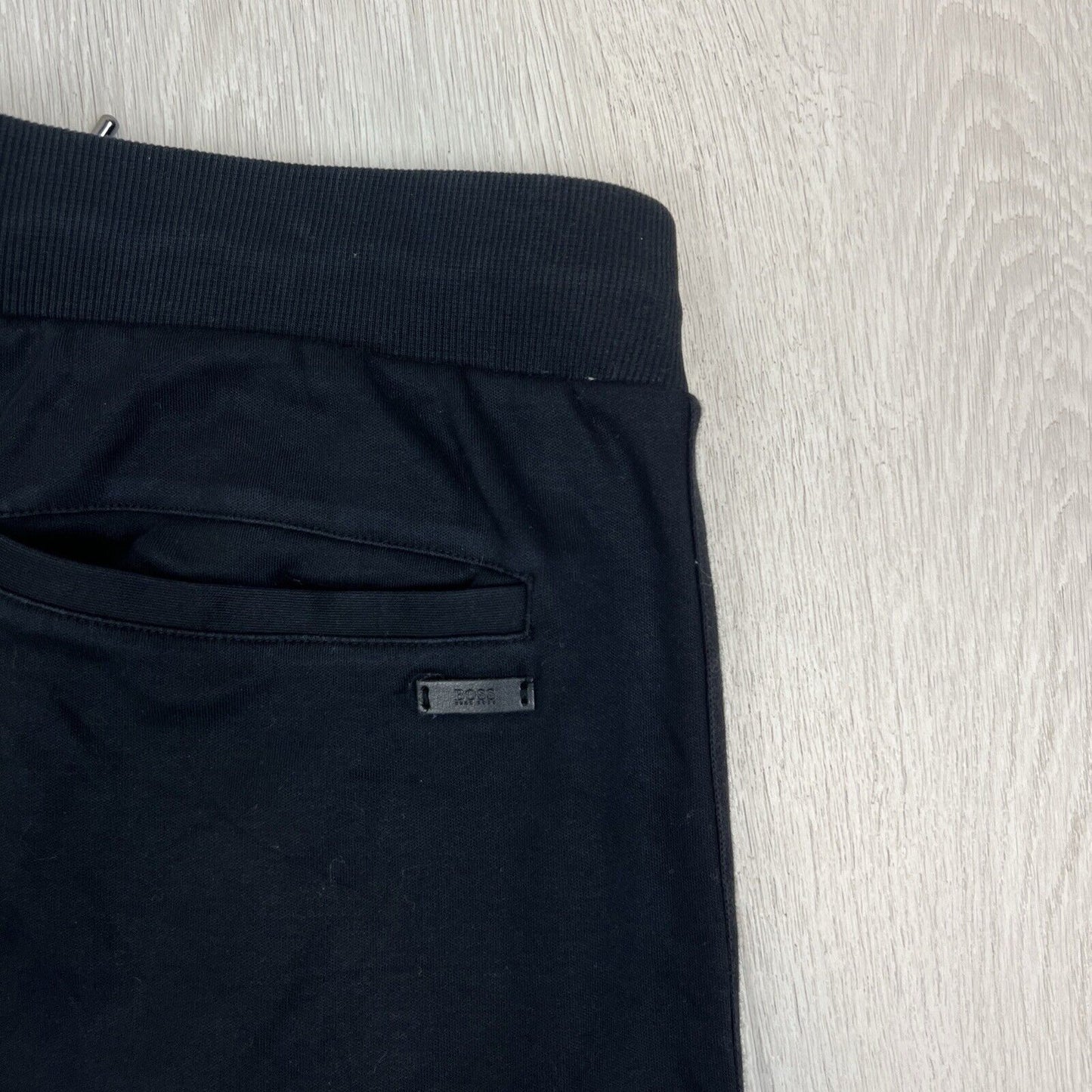 Hugo Boss Mens Black Tappered Jogger Trackies Pants Size XL