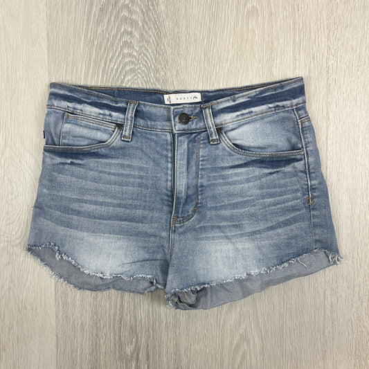 Rusty Womens Blue Denim Cut-Off Denim Shorts Size 8