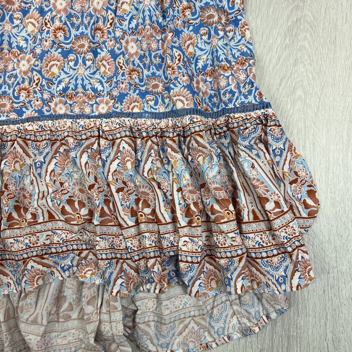 Ally Womens Long Boho Bohemian Skirt Size 6