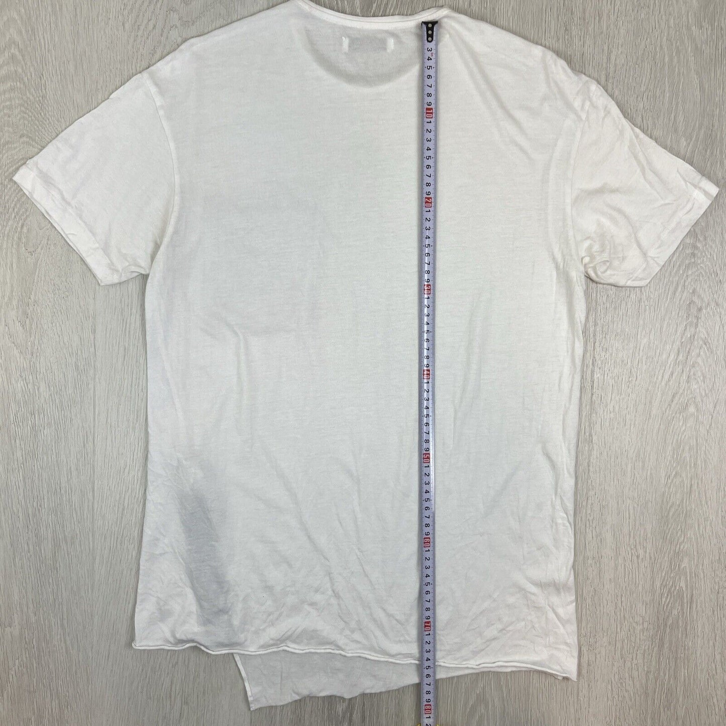 Bershka Mens White T-Shirt Size Medium