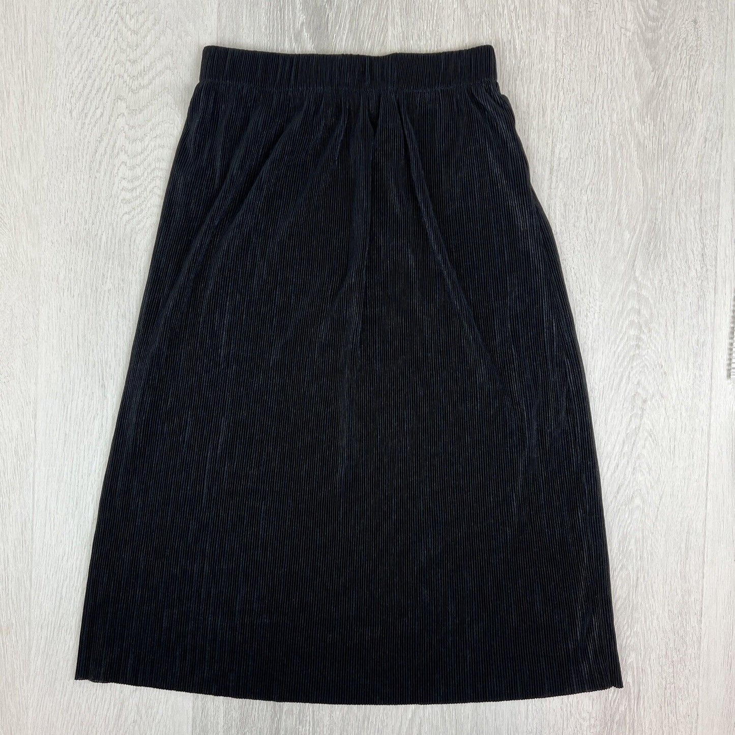 Glassons Womens Black Midi Cord Skirt Size 8