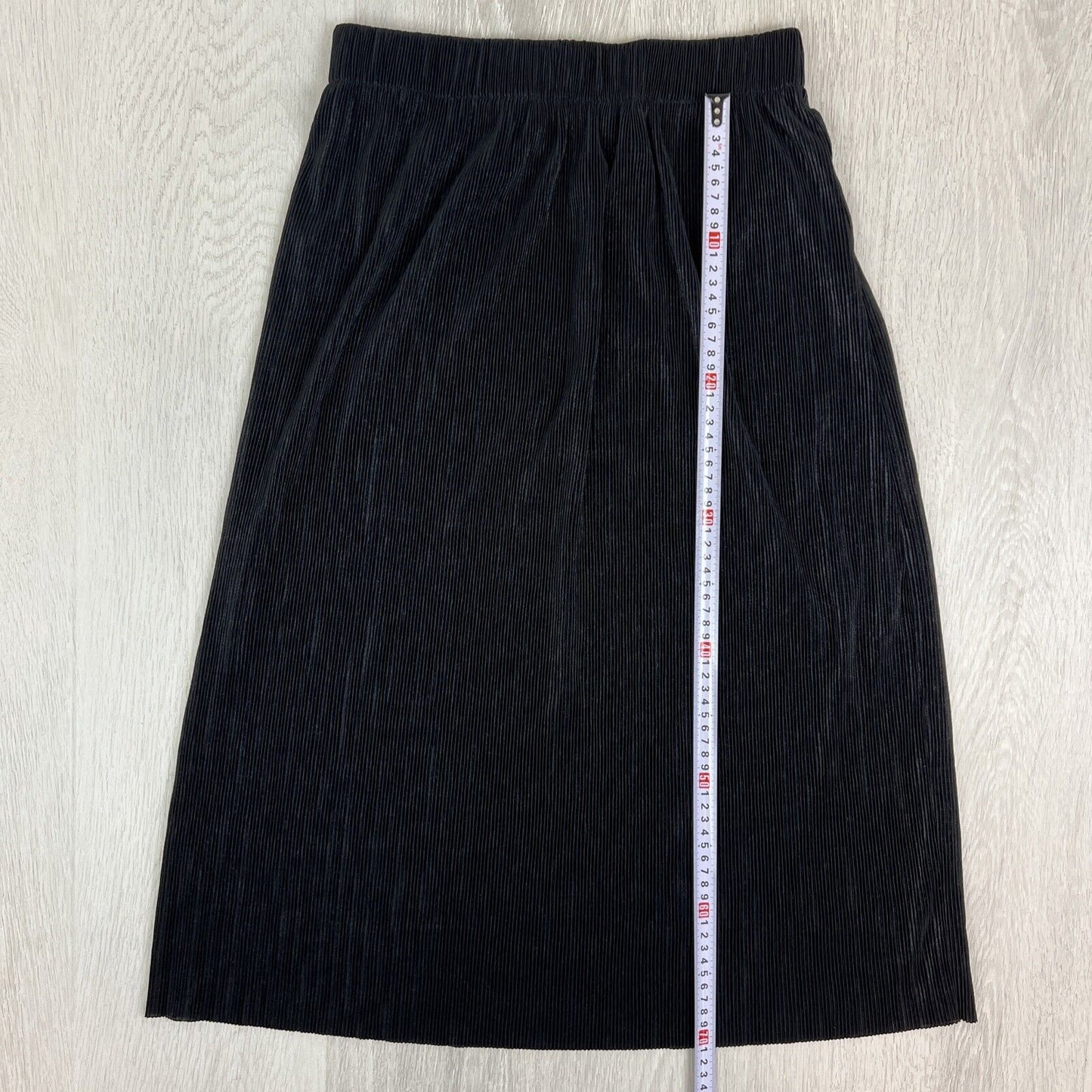 Glassons Womens Black Midi Cord Skirt Size 8