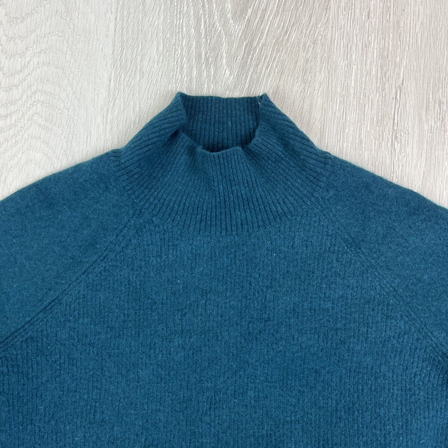 Sportscraft Womens Aqua Knitted Merino Wool Sweater Jumper Size Medium