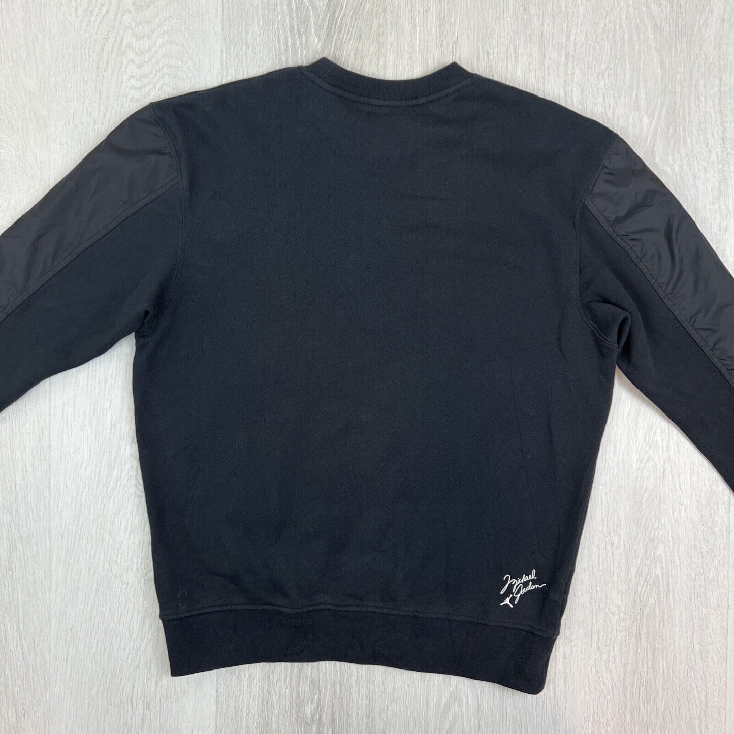 Air Jordan Mens Black Pullover Sweatshirt Jumper Sweater Size Small