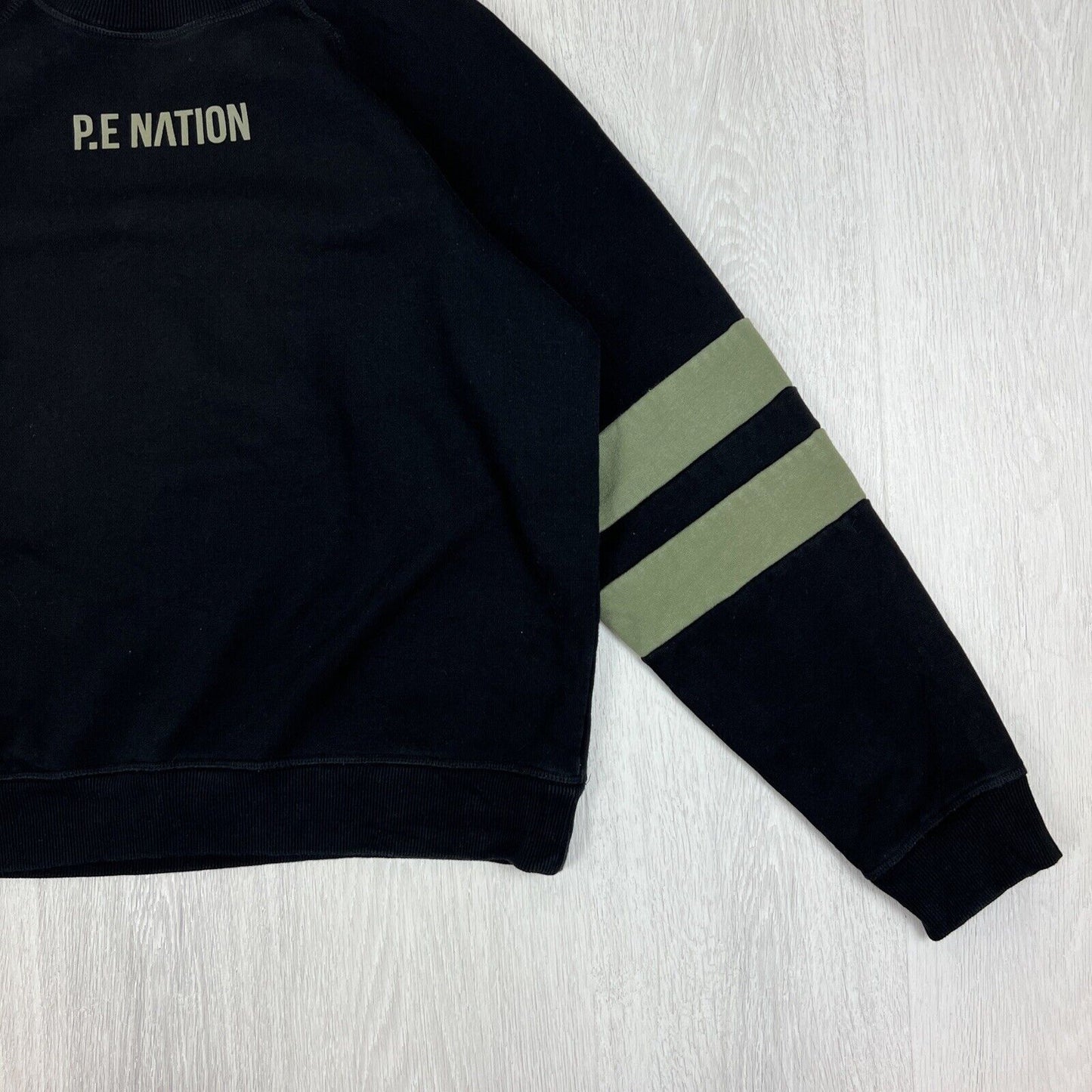 P.E Nation Womens Black Pullover Sweatshirt Jumper Size Small