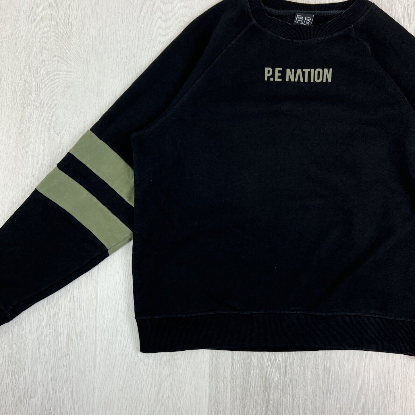 P.E Nation Womens Black Pullover Sweatshirt Jumper Size Small