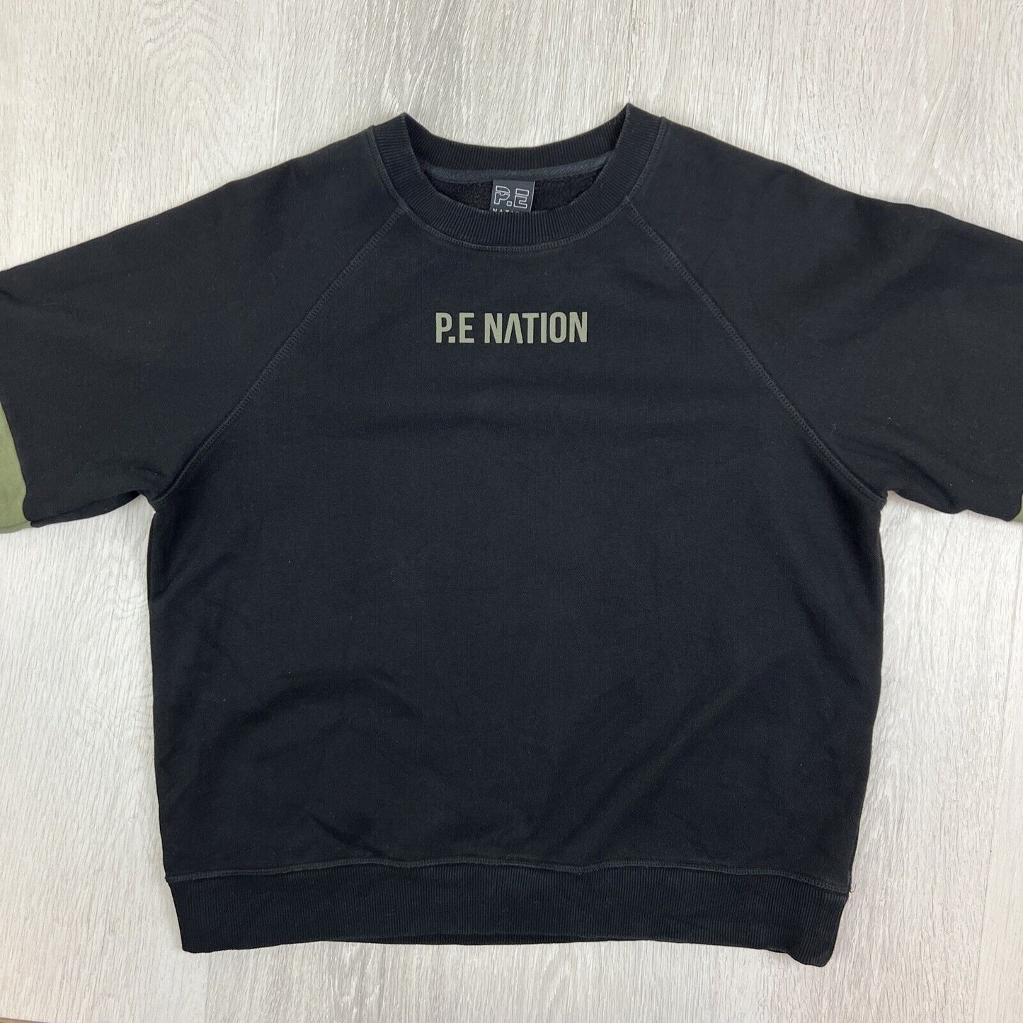 P.E Nation Womens Black Pullover Sweatshirt Jumper Size Small