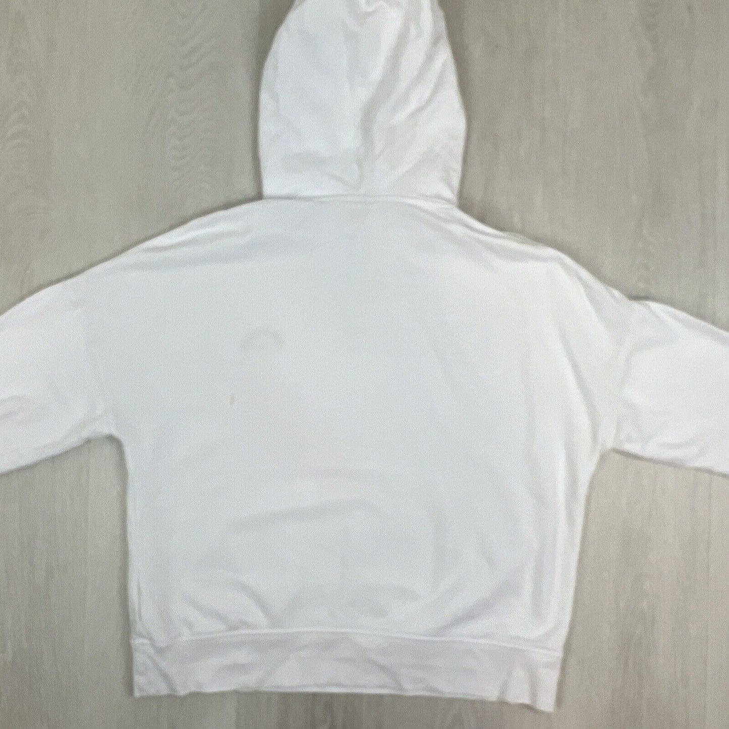 The Upside Womens White Oversized Pullover Hoodie Jumper Size XS