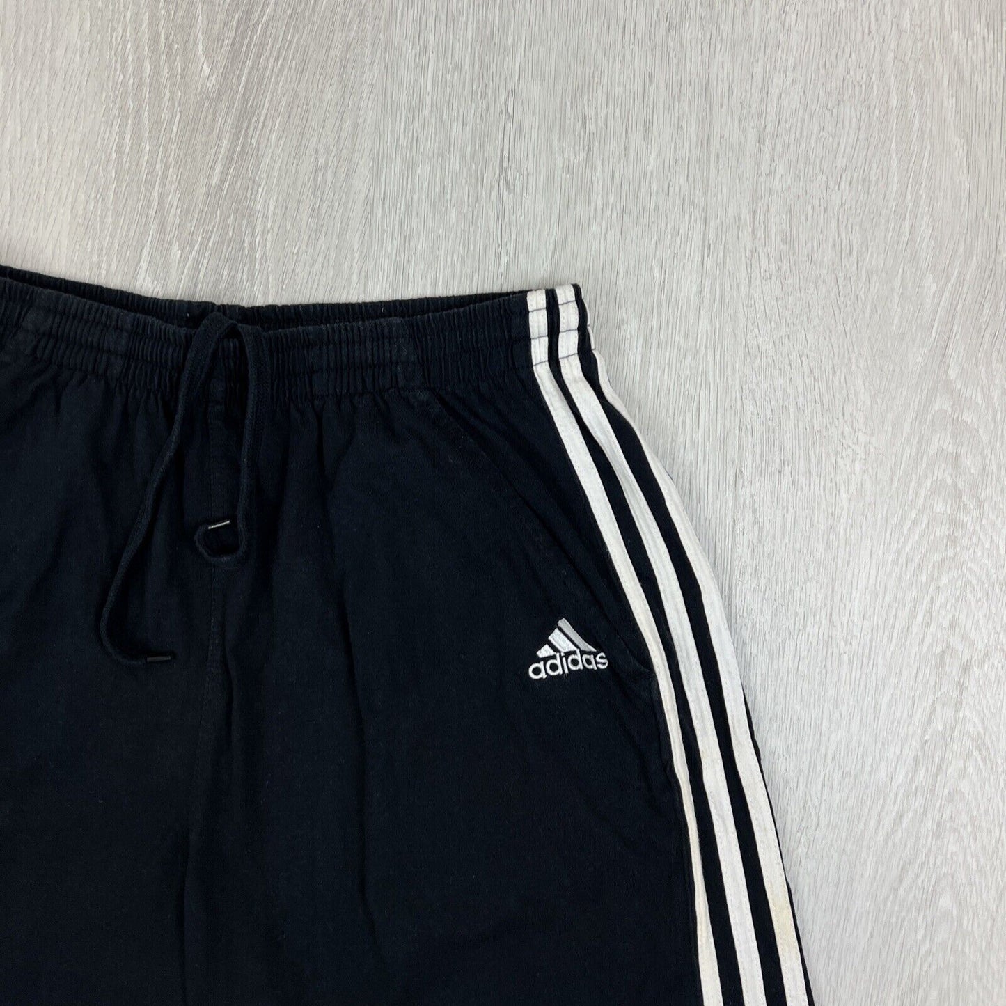 adidas Mens Black Activewear Sweat Shorts Size Medium