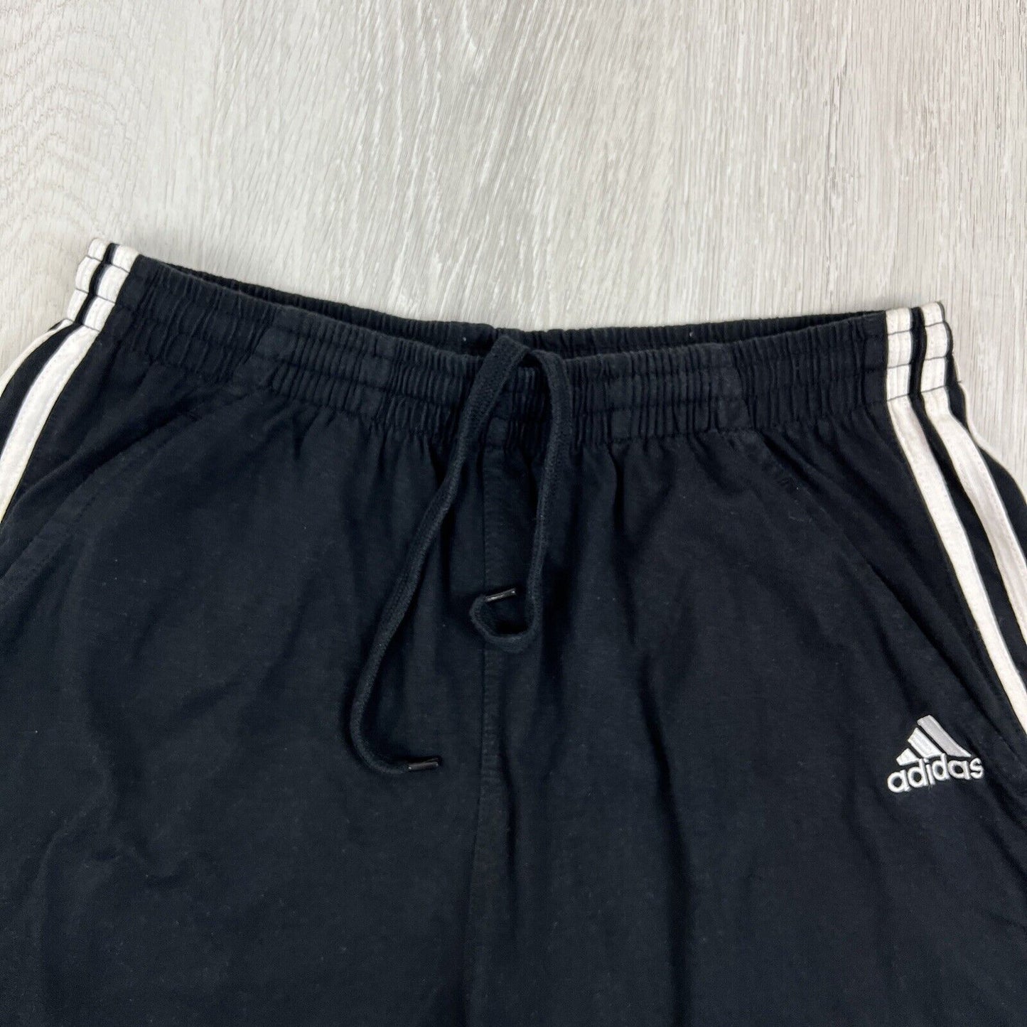 adidas Mens Black Activewear Sweat Shorts Size Medium