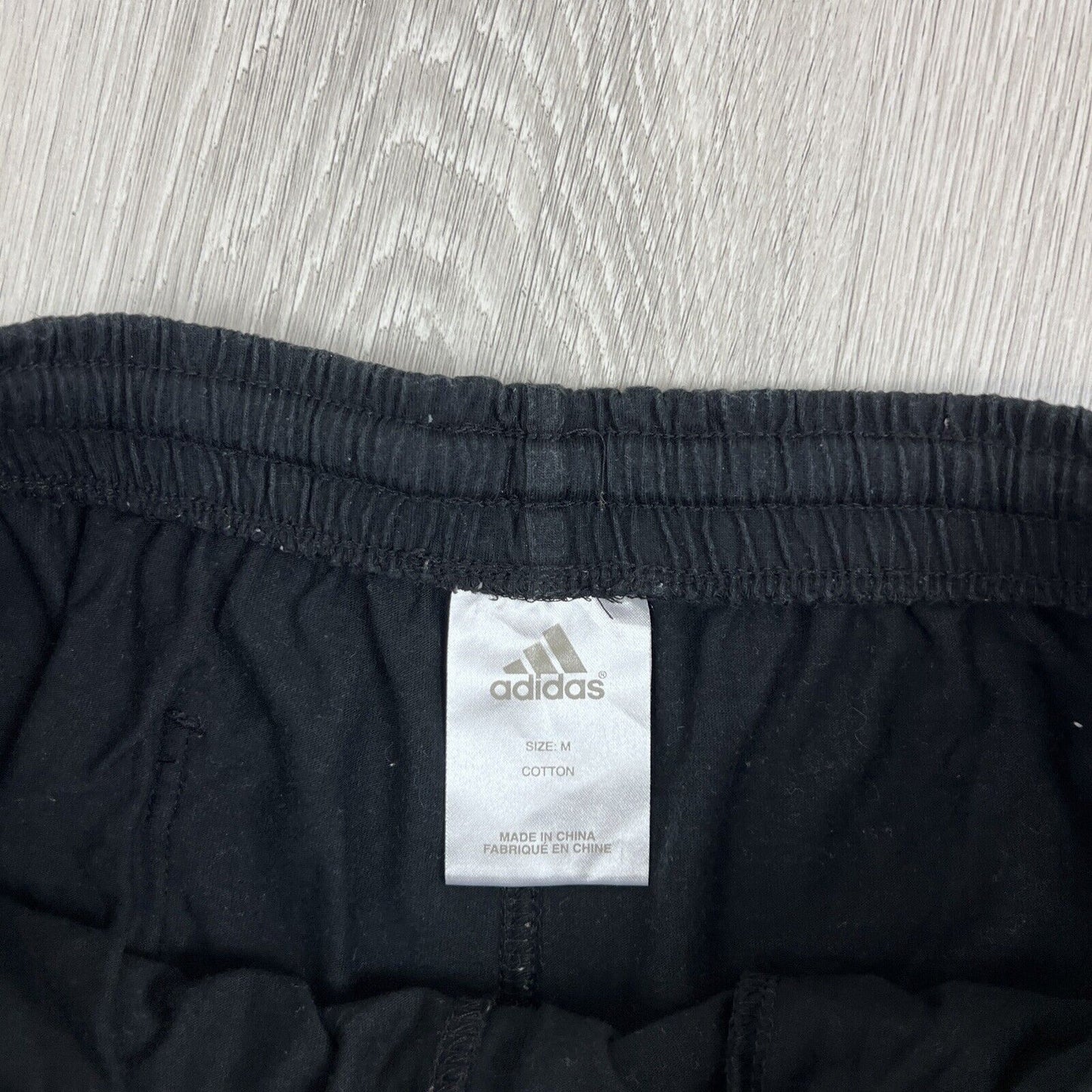 adidas Mens Black Activewear Sweat Shorts Size Medium