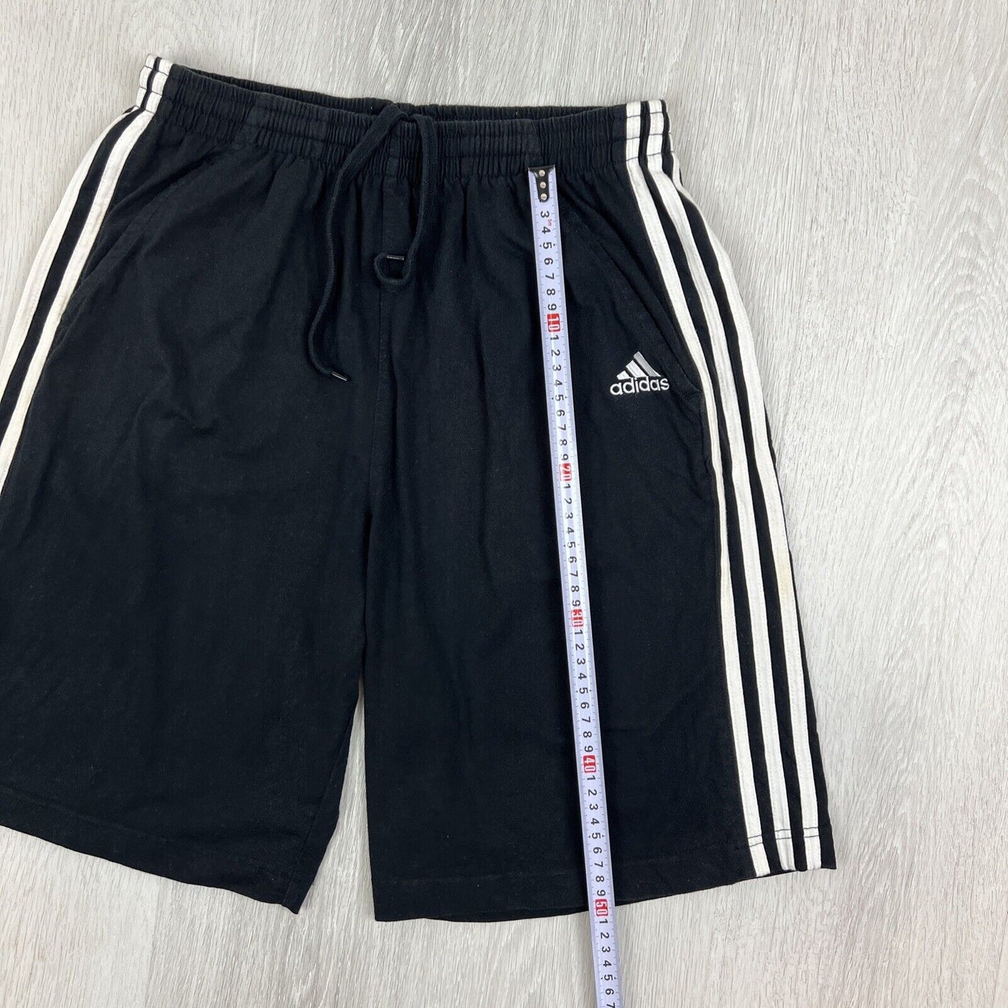 adidas Mens Black Activewear Sweat Shorts Size Medium