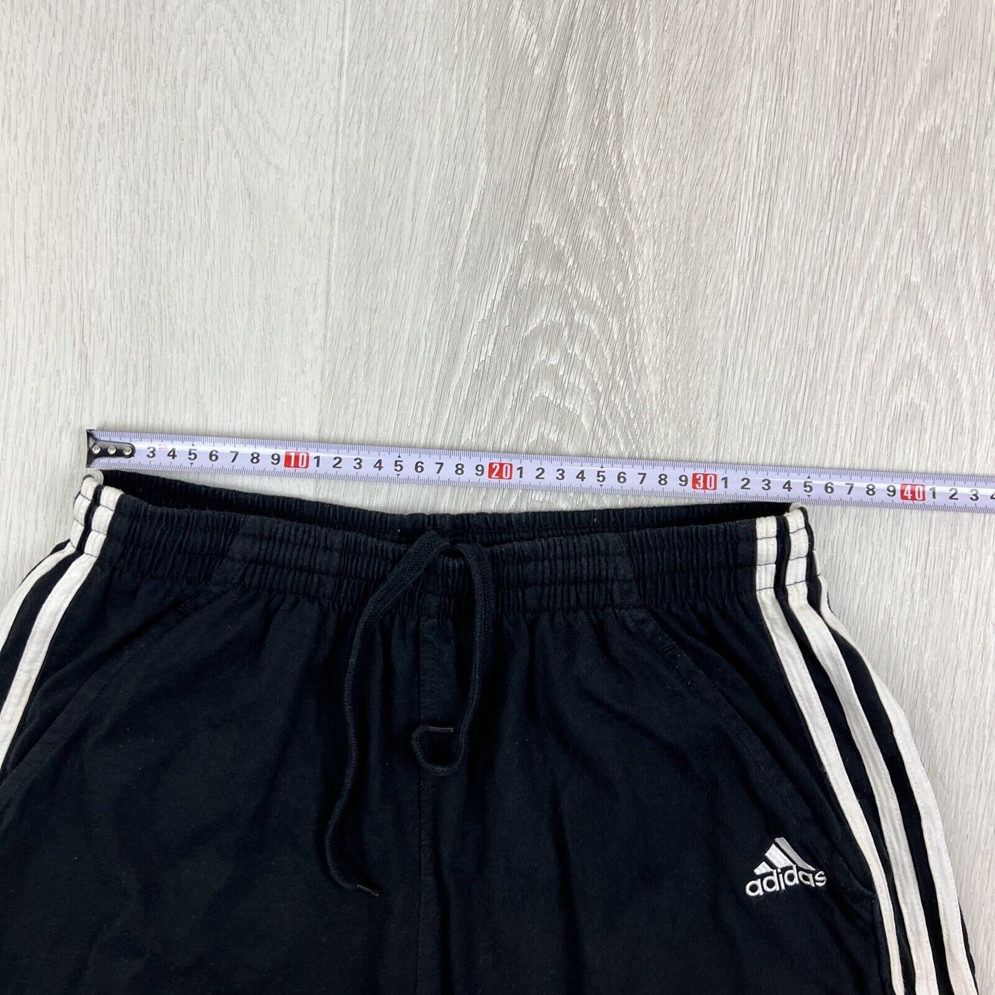 adidas Mens Black Activewear Sweat Shorts Size Medium