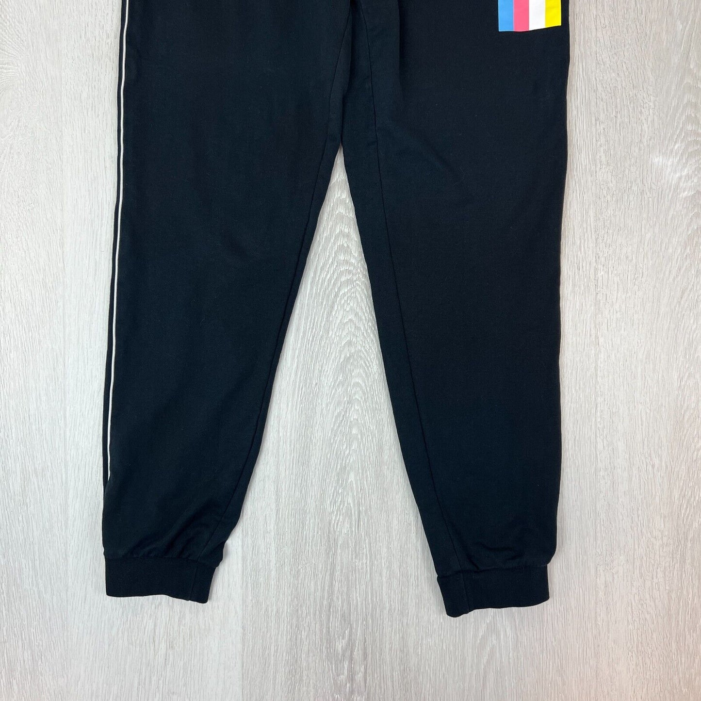 PUMA Mens Black Jogger Trackies Pants Size Medium