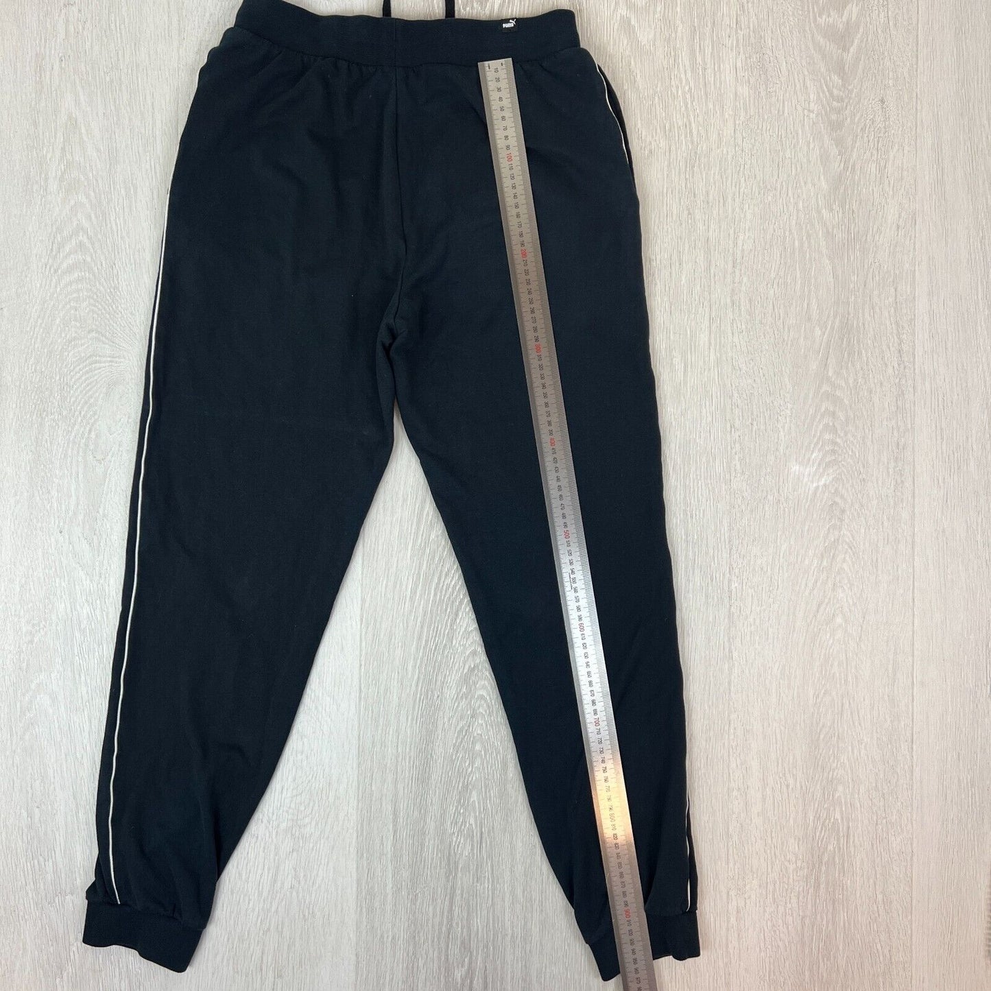 PUMA Mens Black Jogger Trackies Pants Size Medium