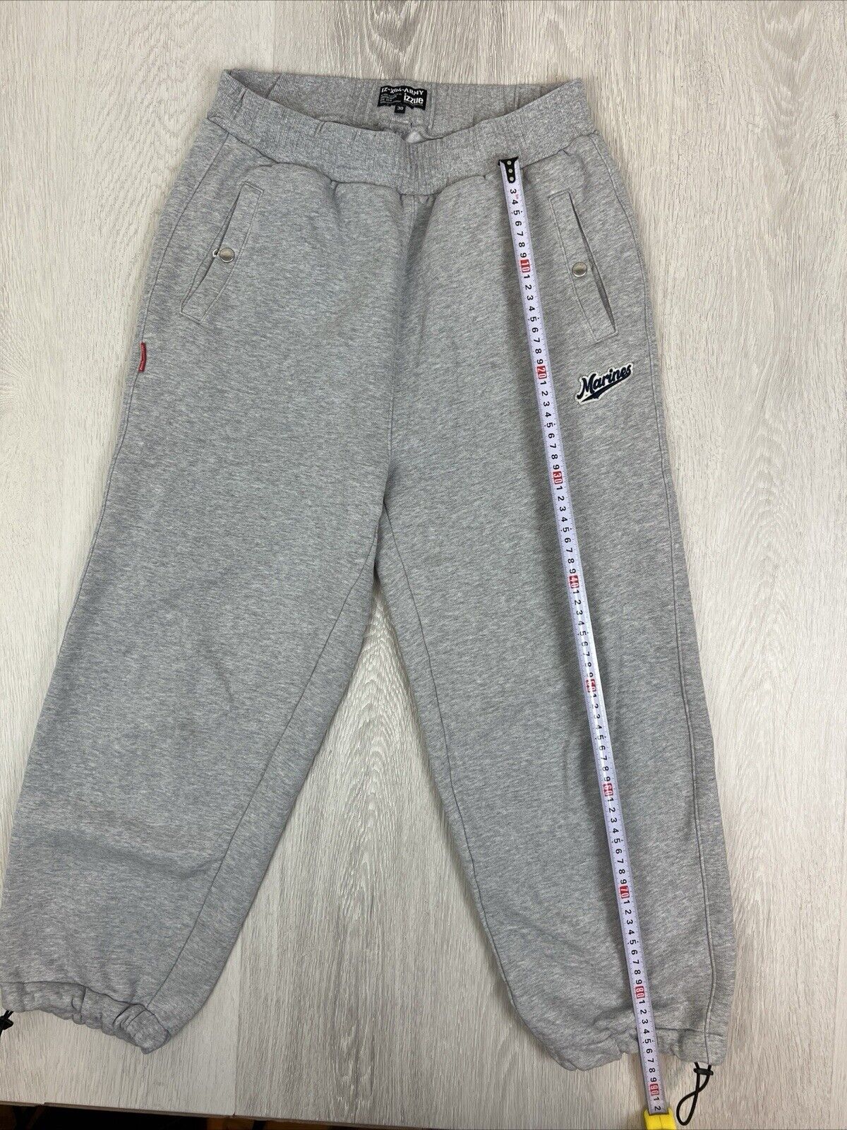 Izzue Army Mens Grey Jogger Track Pants Size 30 'Marines'