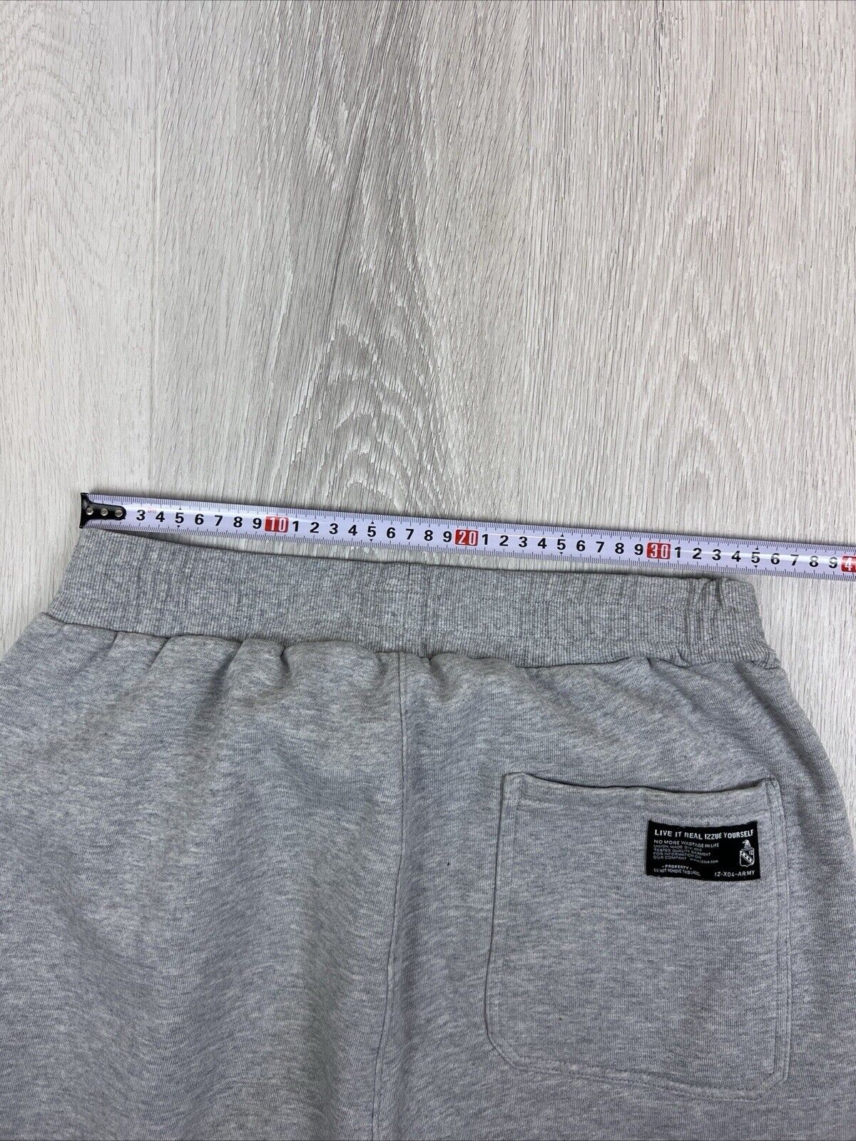 Izzue Army Mens Grey Jogger Track Pants Size 30 'Marines'