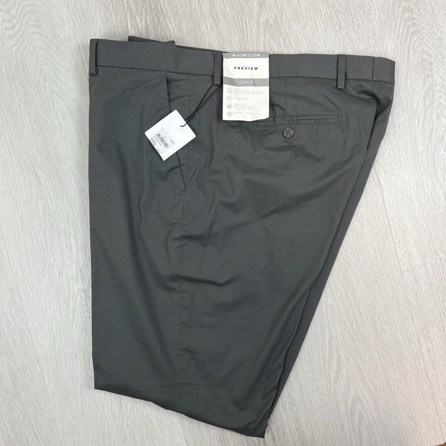 Preview Mens Charcoal Chino Pants Size 40 (New)