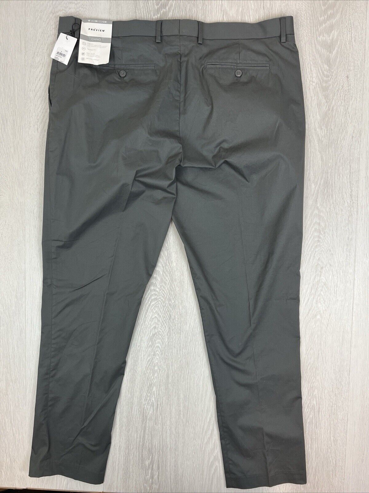 Preview Mens Charcoal Chino Pants Size 40 (New)