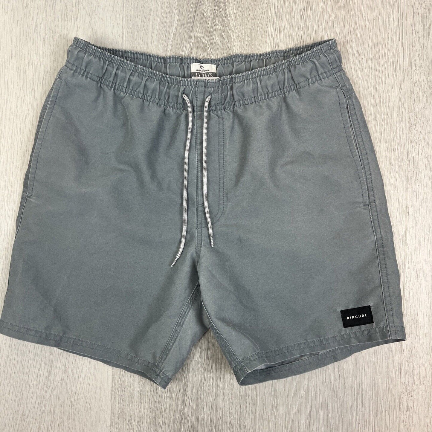 Rip Curl Mens Grey Laydays Swim Shorts Boardies Swimmers Size XS