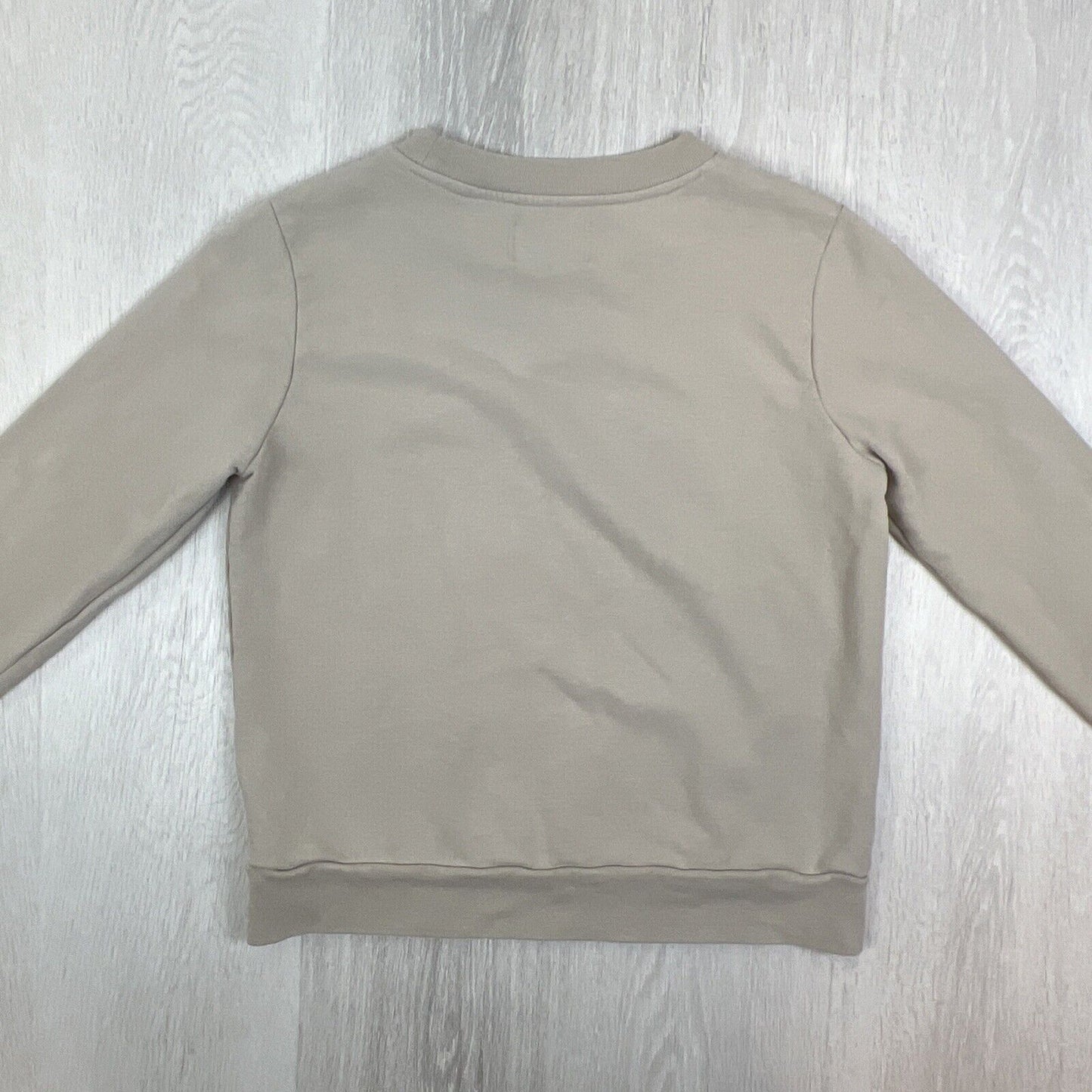 Calvin Klein Jeans Womens Beige Pullover Sweatshirt Jumper Size Medium