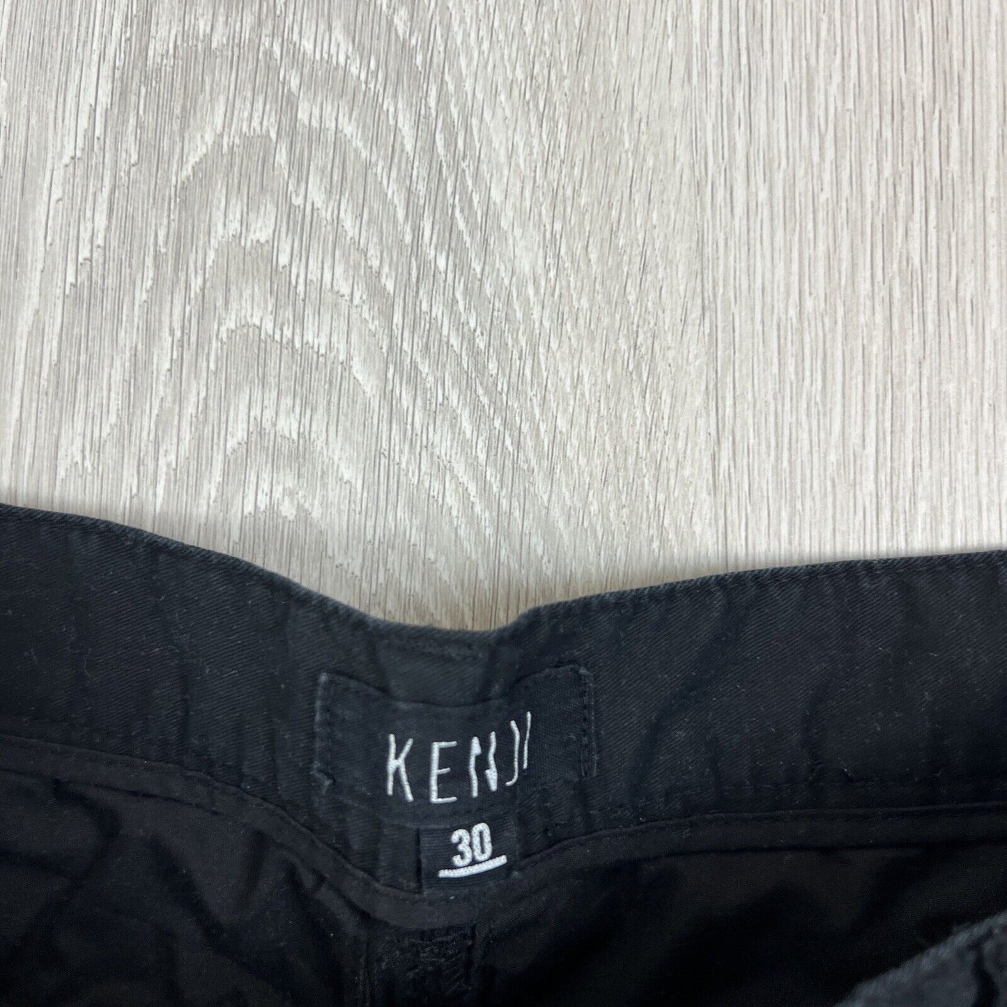 Kenji Mens Black Chino Shorts Size 30