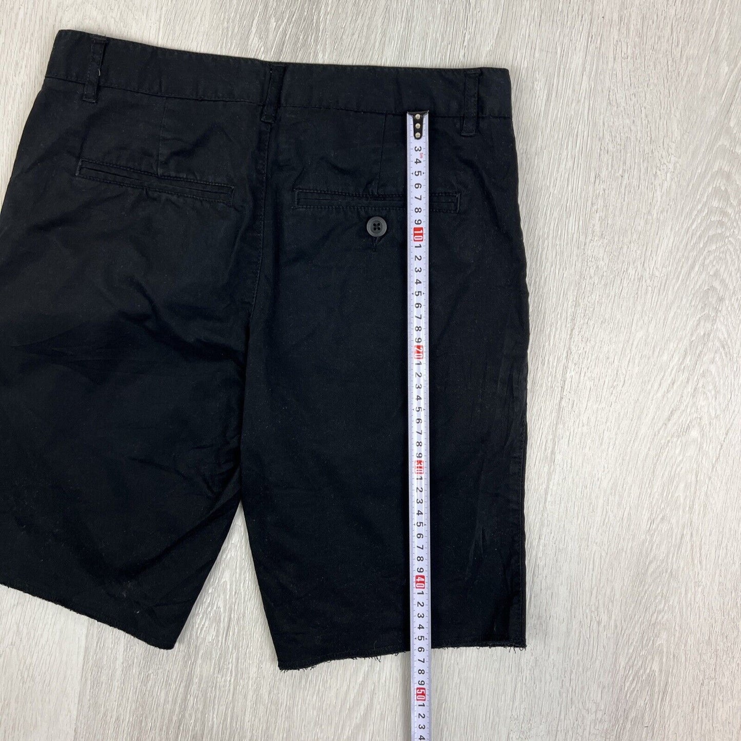 Kenji Mens Black Chino Shorts Size 30