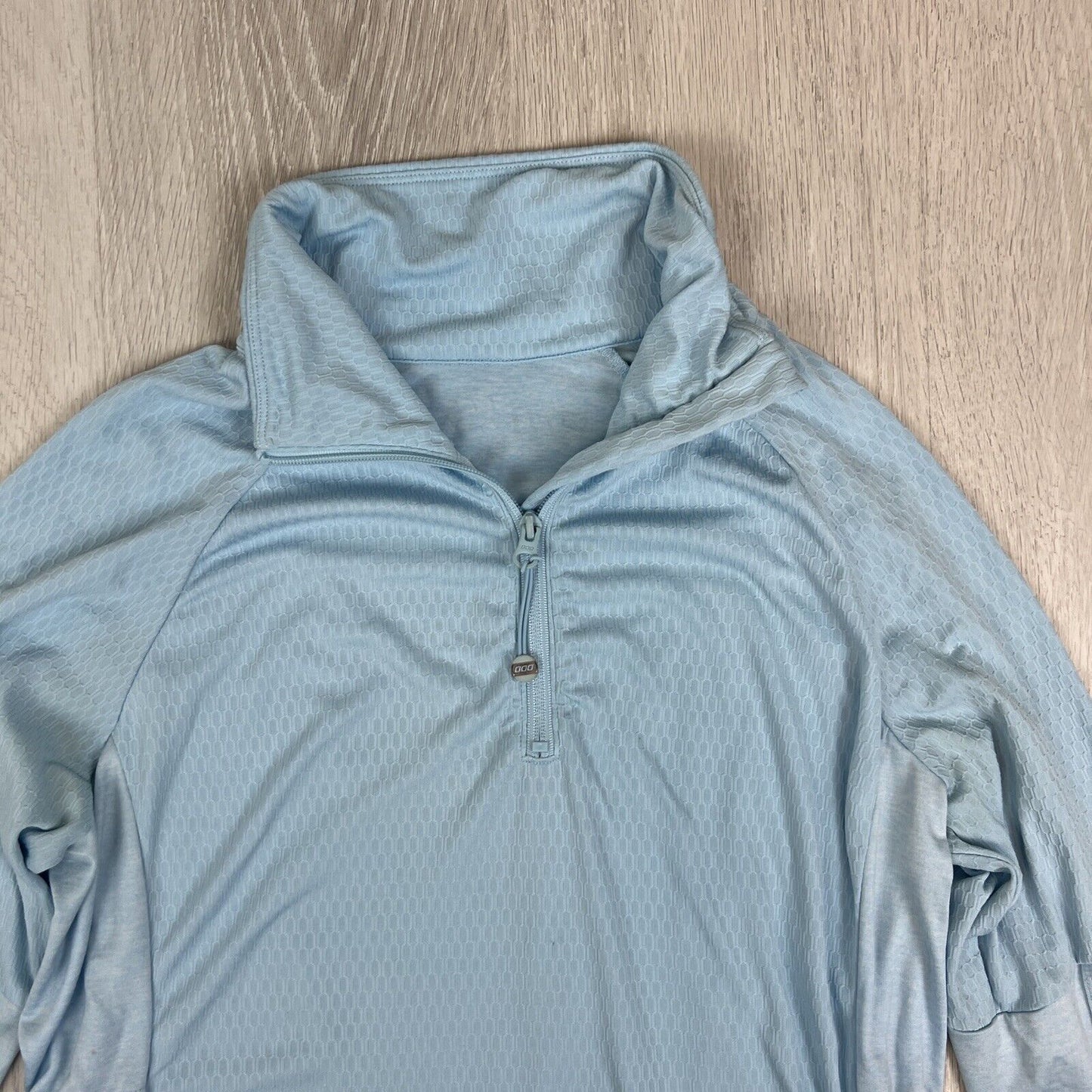 Lorna Jane Womens Light Blue 1/4 Zip Tracksuit Jacket Windbreaker Size M Approx