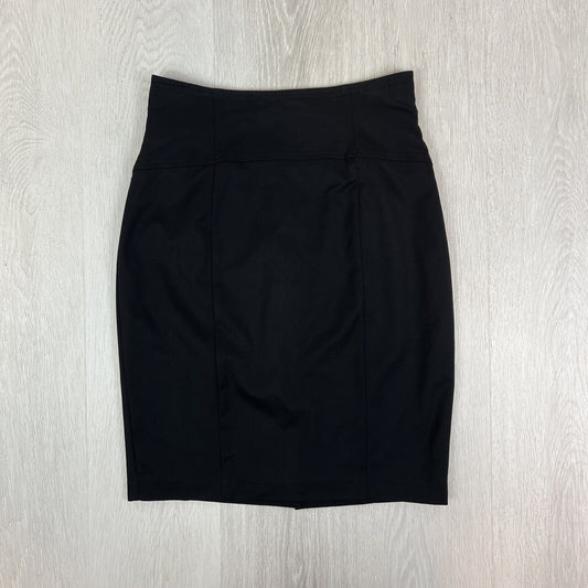 Cue in the City Womens Black Work Pencil Skirt Size 12