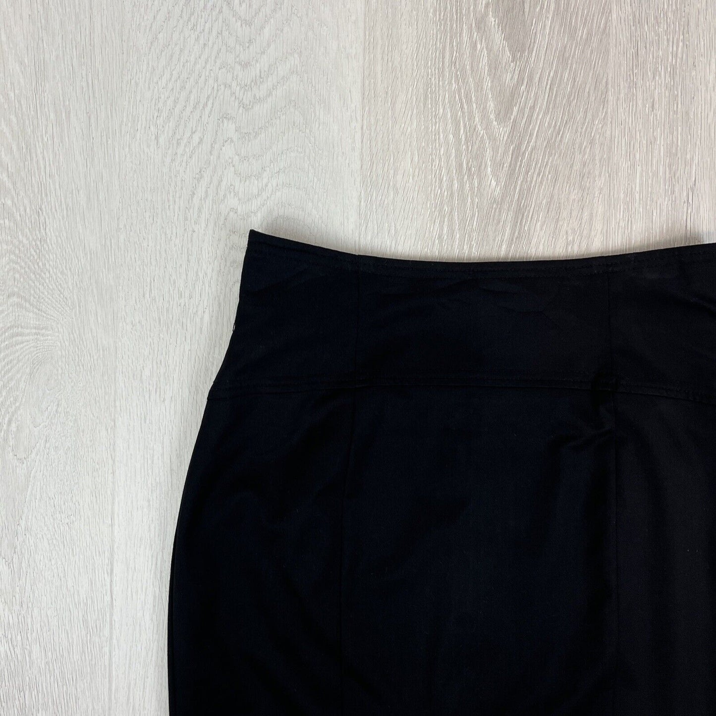 Cue in the City Womens Black Work Pencil Skirt Size 12