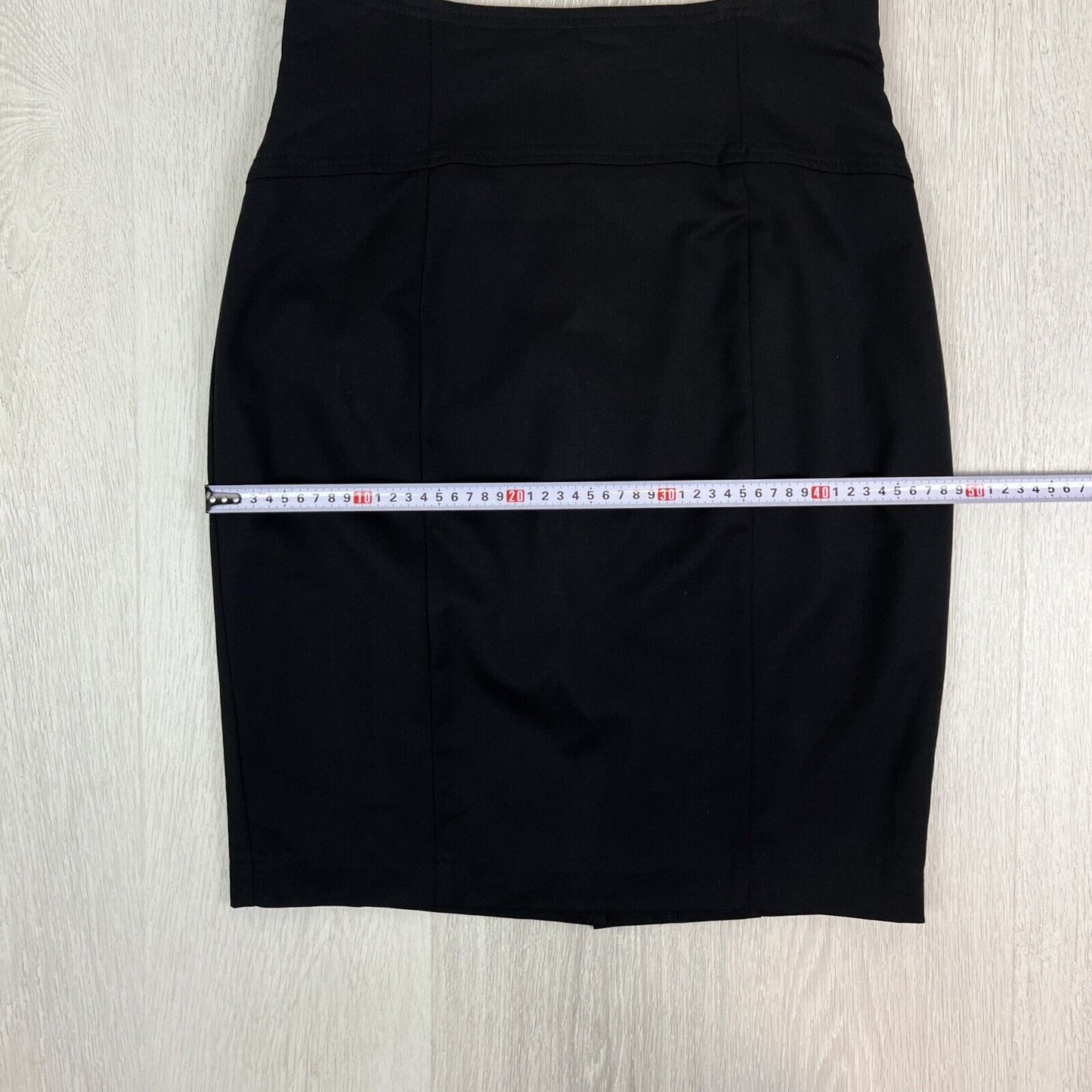 Cue in the City Womens Black Work Pencil Skirt Size 12