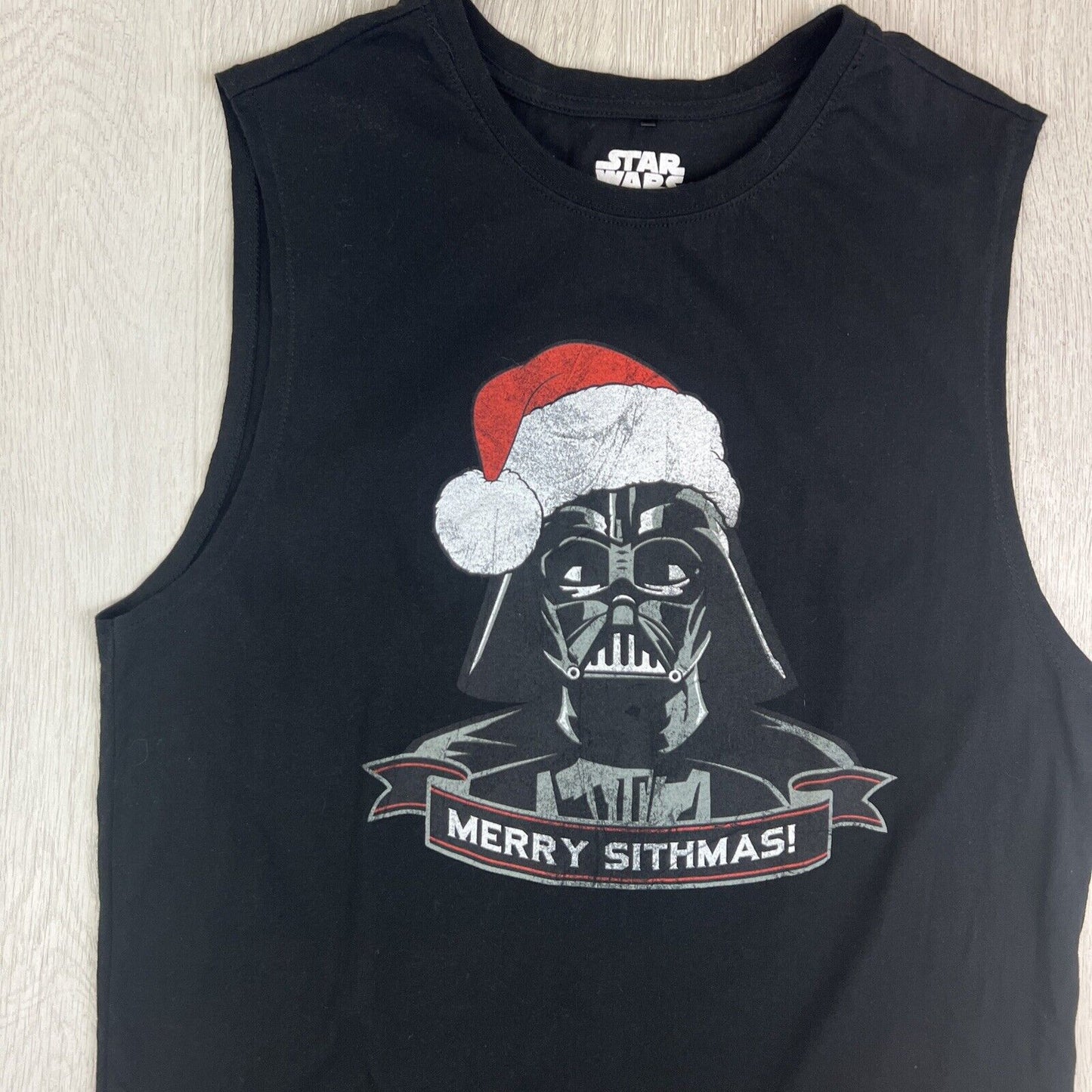 Star Wars Mens Christmas T-Shirt Bundle Size S (1 x Muscle Tee / 1 x T-Shirt)