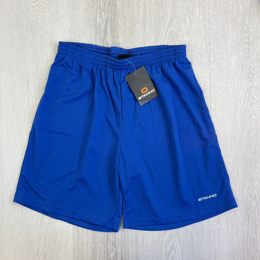 Stanno Mens Blue Soccer Shorts Size Large (new with fade mark)