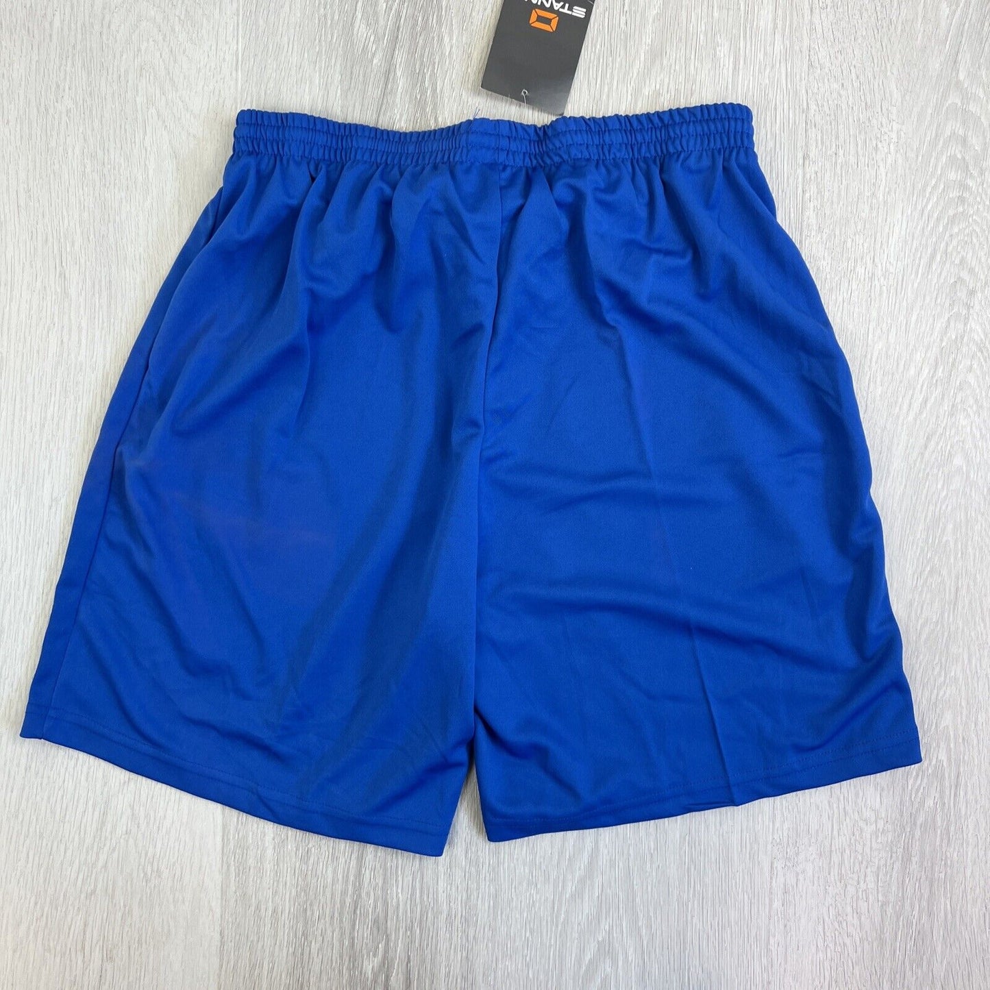 Stanno Mens Blue Soccer Shorts Size Large (new with fade mark)