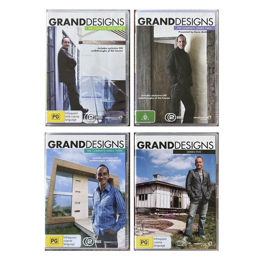 Grand Designs: Complete Series 1,2,3 & 5 DVD Bundle