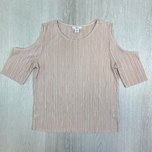 Bar III Womens Pale Pink Cord Top Size Medium