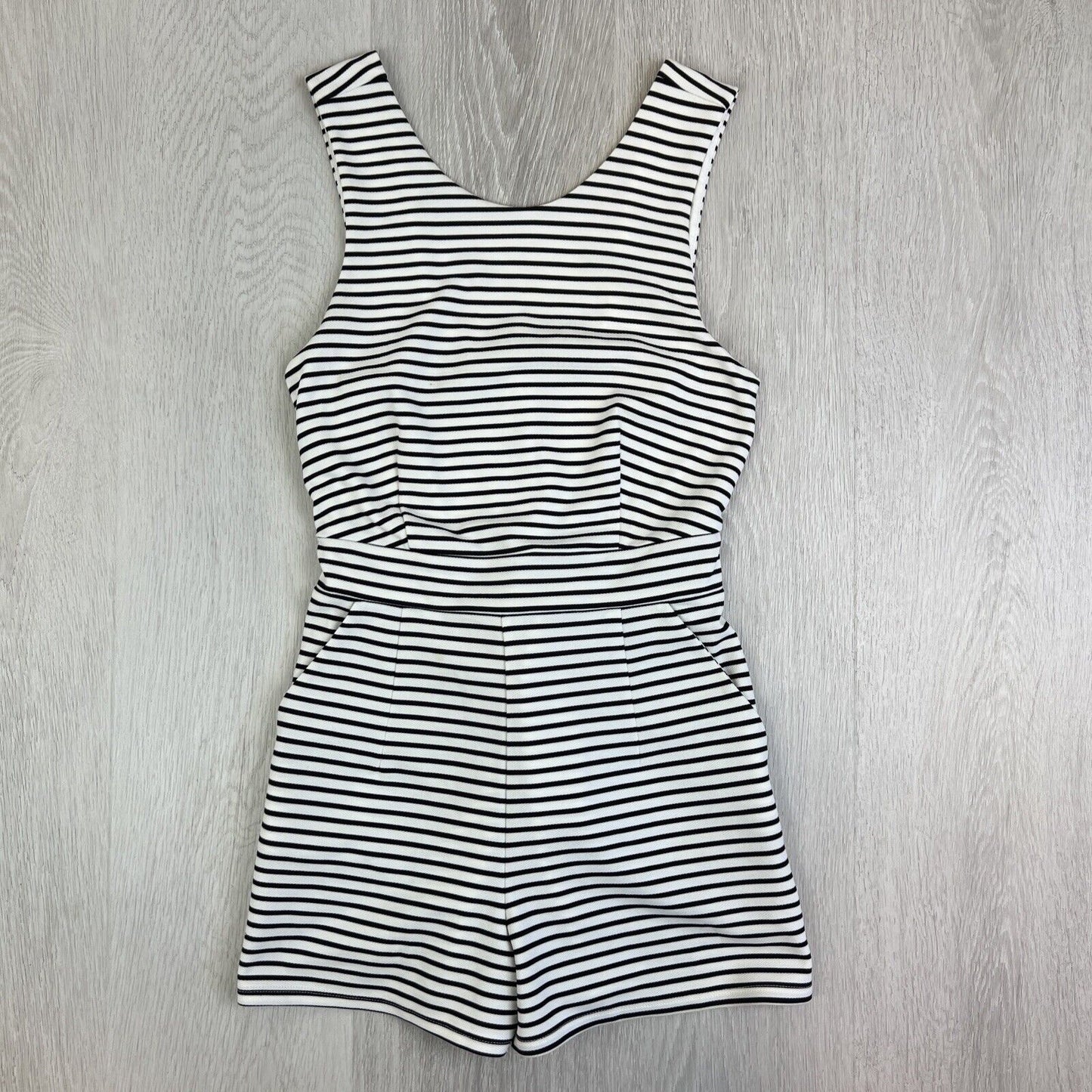 Sportsgirl Womens Striped Playsuit Size XS