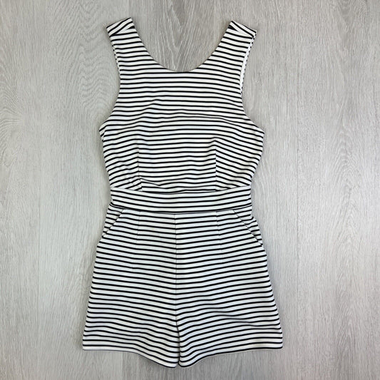 Sportsgirl Womens Striped Playsuit Size XS