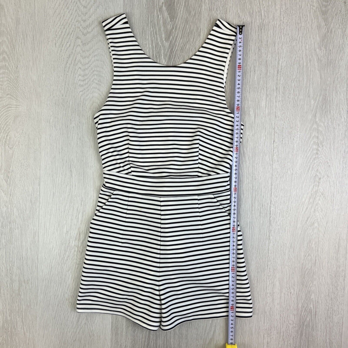 Sportsgirl Womens Striped Playsuit Size XS