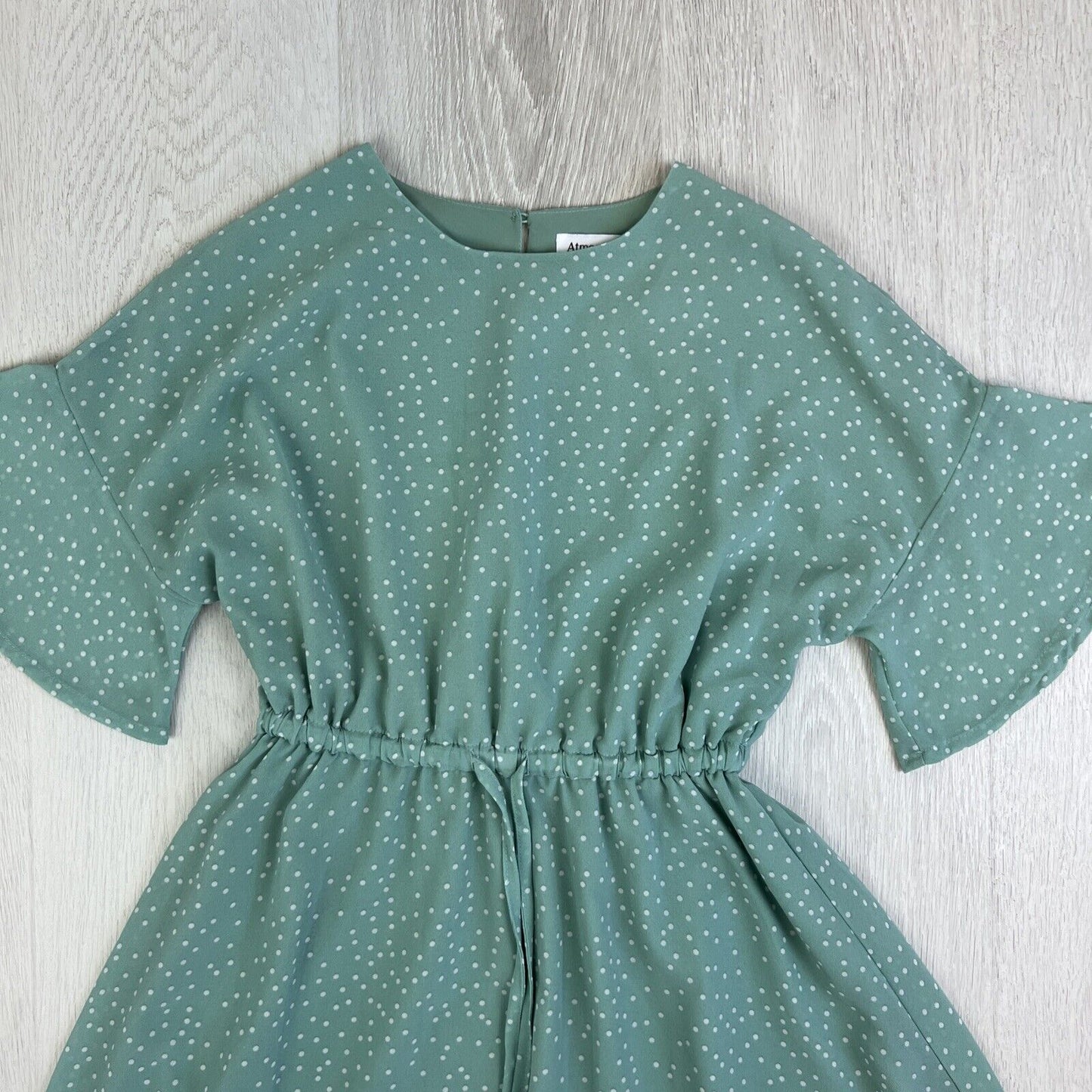 Atmos & Here Womens Green Mini Dress Size 6