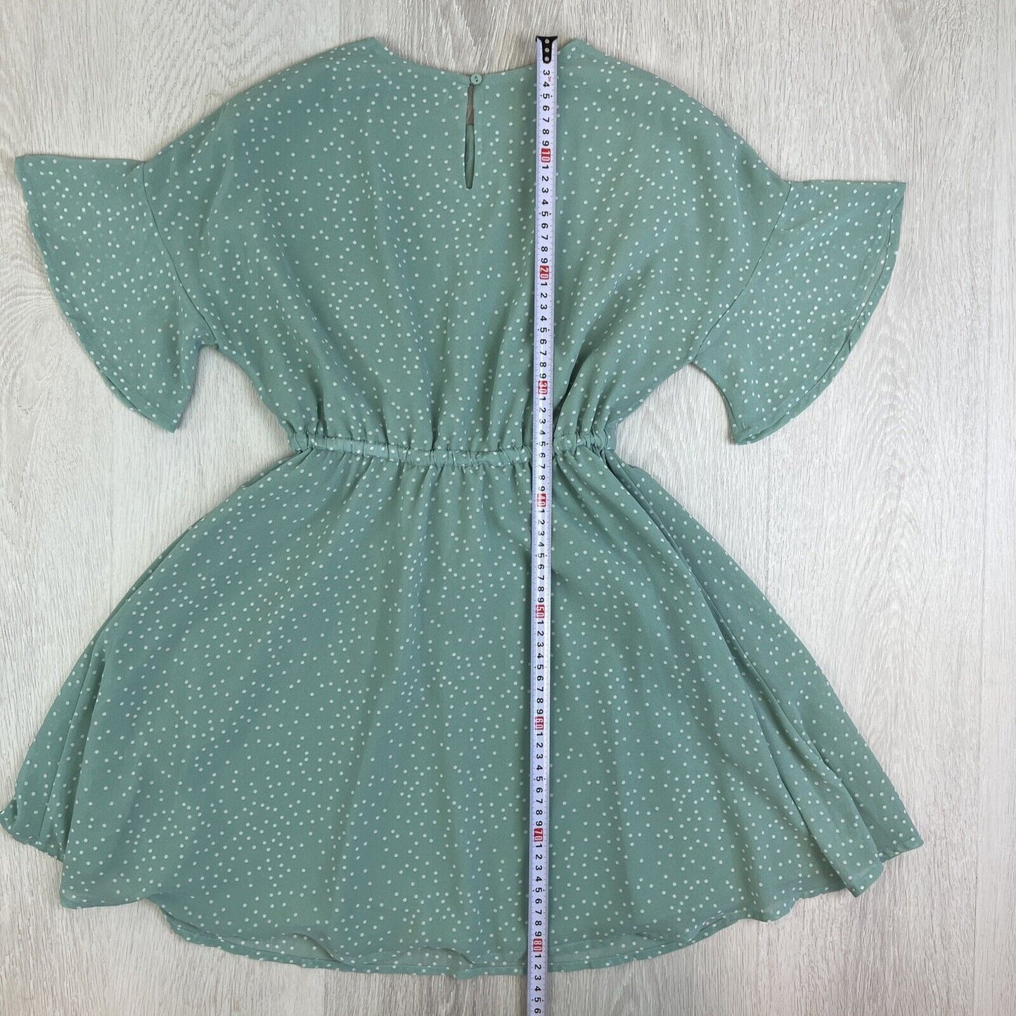 Atmos & Here Womens Green Mini Dress Size 6