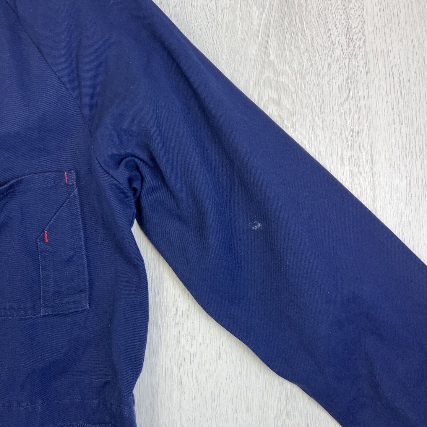 Men at Work by Hard Yakka Navy Blue Snap Button Long Work Coveralls Size 6 / 92R